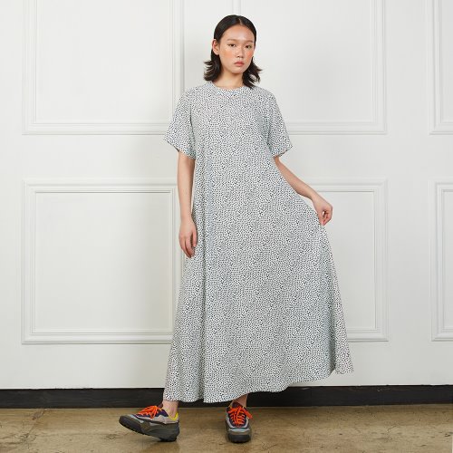[풍기인견 원피스 기획상품] 롱 와이드 에이라인 드레스